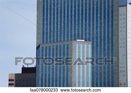 Stock Image - Modern high rise buildings. Fotosearch