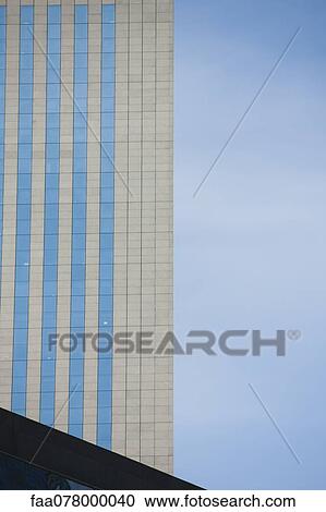 Stock Image - Modern office building, cropped. Fotosearch