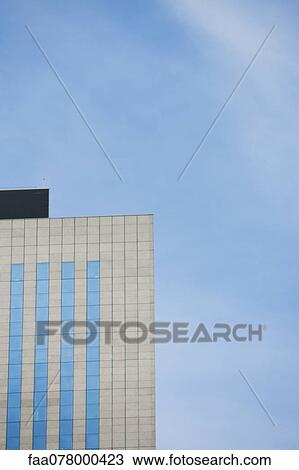 Stock Image - Modern office building, cropped. Fotosearch