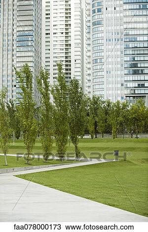Stock Image - Office park. Fotosearch