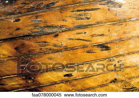 Stock Photography - Wooden deck, full frame. Fotosearch