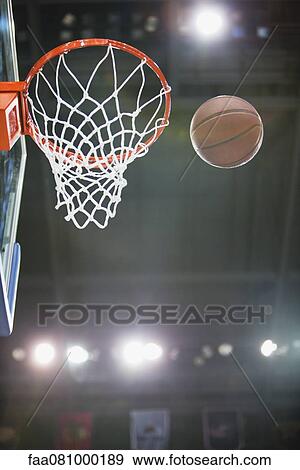 Basketball and hoop View Large Photo Image Stock Photo - Basketball and hoop. Fotosearch