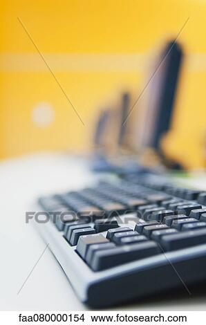 Picture - Close-up of computer keyboard. Fotosearch
