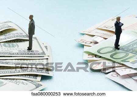Euro economy competes with American dollar economy View Large Photo Image Stock Image - Euro economy competes with American dollar economy. Fotosearch