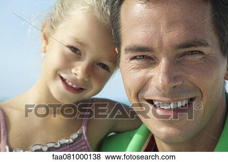 Father and daughter, portrait View Large Photo Image Stock Photo - Father and daughter, portrait. Fotosearch