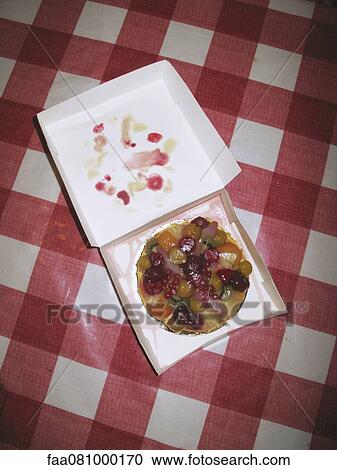 Fruit flan in box View Large Photo Image Stock Image - Fruit flan in box. Fotosearch