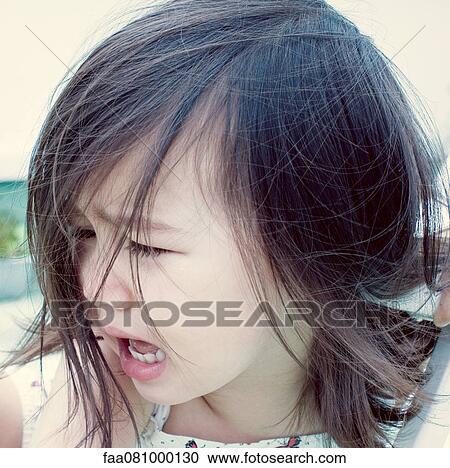 Stock Image - Little girl crying. Fotosearch
