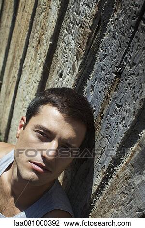 Stock Image - Mid-adult man, portrait. Fotosearch