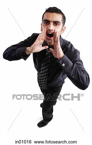 Businessman shouting View Large Photo Image Stock Photograph - Businessman shouting. Fotosearch