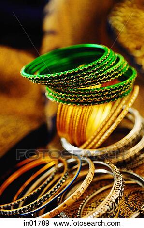 Still life of Indian bangles View Large Photo Image Stock Photo - Still life of Indian bangles. Fotosearch