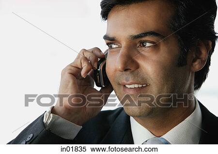 Stock Photography - Businessman on the phone. Fotosearch