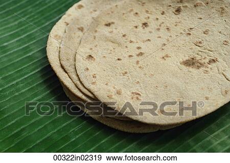 Close-up of chapati View Large Photo Image Stock Photo - Close-up of chapati. Fotosearch