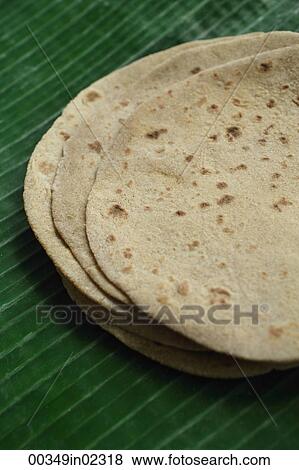 Close-up of chapati View Large Photo Image Stock Photo - Close-up of chapati. Fotosearch