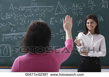 Adult student raising hand for teacher View Large Photo Image Stock Photo - Adult student raising hand for teacher. Fotosearch