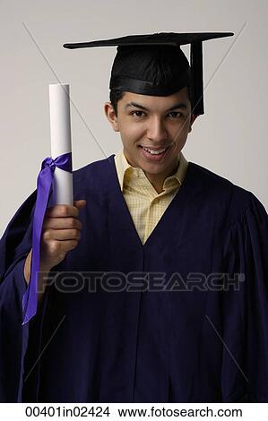 Graduate with diploma View Large Photo Image Picture - Graduate with diploma. Fotosearch