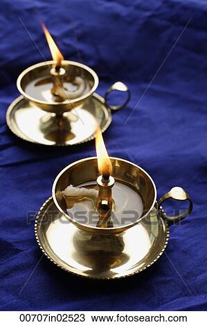 pair of Indian oil lamps View Large Photo Image Stock Image - pair of Indian oil lamps. Fotosearch