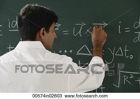 teacher writing formulas on chalkboard View Large Photo Image Stock Image - teacher writing formulas on chalkboard. Fotosearch