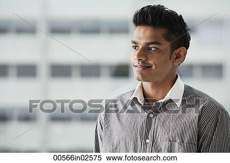 Stock Photography - young man in business shirt. Fotosearch