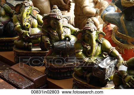 Elephant Gods, Ganesh in outdoor market. View Large Photo Image Stock Image - Elephant Gods, Ganesh in outdoor market.. Fotosearch