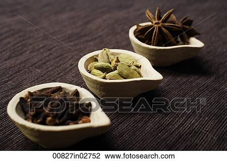 Indian spices in clay pots. View Large Photo Image Stock Image - Indian spices in clay pots.. Fotosearch