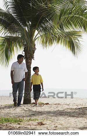 Father and son walking along the sea View Large Photo Image Stock Image - Father and son walking along the sea. Fotosearch