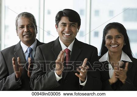 Indian people clapping and smiling View Large Photo Image Stock Photography - Indian people clapping and smiling. Fotosearch