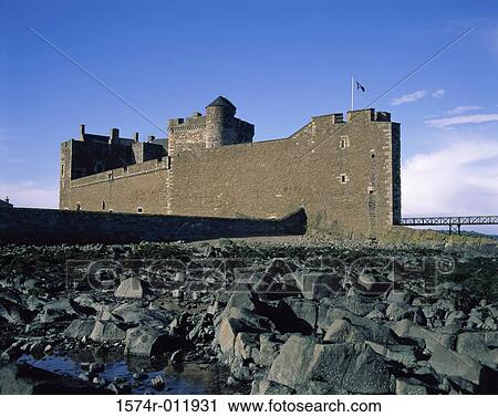 Stock Image - Blackness Castle Scotland. Fotosearch