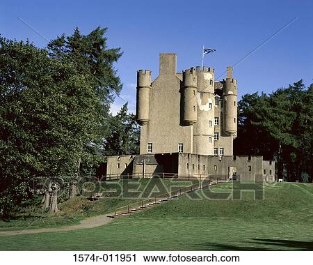 Stock Image - Braemar Castle Aberdeenshire Scotland. Fotosearch