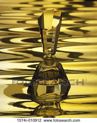 Stock Image - Close-up of a perfume bottle. Fotosearch