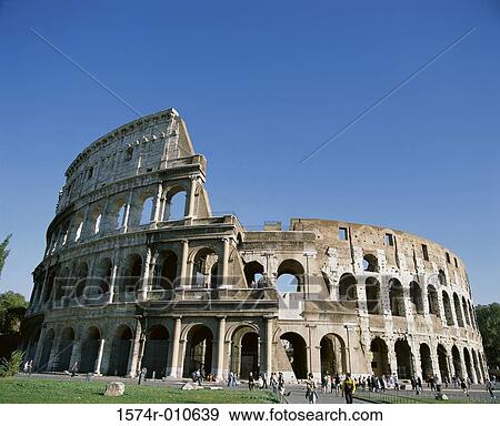 Stock Photo - Colosseum Rome Italy. Fotosearch