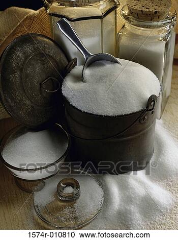 Containers of sugar View Large Photo Image Stock Image - Containers of sugar. Fotosearch