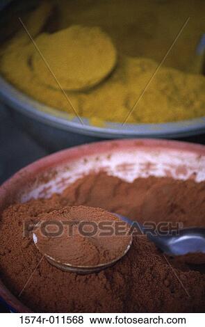 Stock Photo - Curry and Paprika. Fotosearch