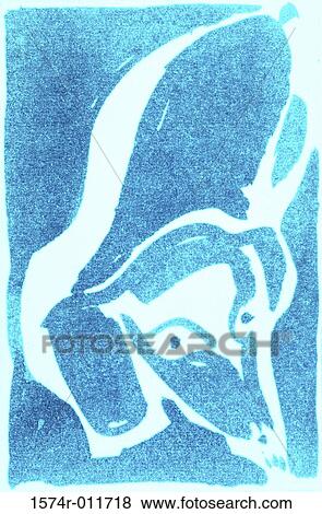 Stock Photo - Dog VIII Diana Ong (b. 1940 Chinese-American) Private Collection. Fotosearch