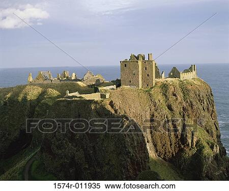 Dunnottar Castle Stonehaven Scotland View Large Photo Image Stock Photography - Dunnottar Castle Stonehaven Scotland. Fotosearch