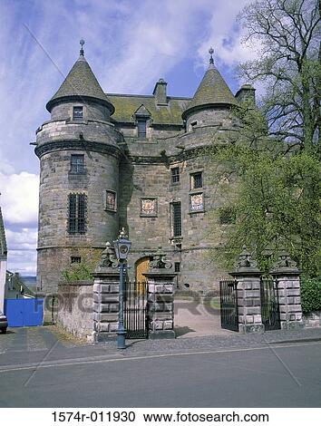 Stock Image - Falkland Palace Falkland Scotland. Fotosearch