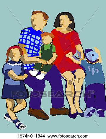 Family Portrait 2002 Diana Ong (b. 1940/Chinese-American) Computer graphics View Large Photo Image Picture - Family Portrait 2002 Diana Ong (b. 1940/Chinese-American) Computer graphics. Fotosearch