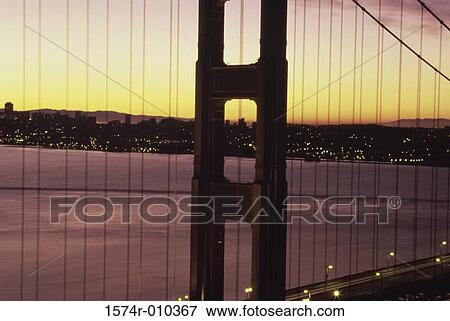 Golden Gate Bridge San Francisco California USA View Large Photo Image Stock Photo - Golden Gate Bridge San Francisco California USA. Fotosearch