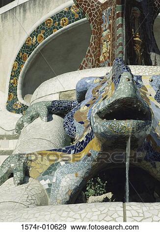 Stock Photo - Guell Park Barcelona Spain. Fotosearch