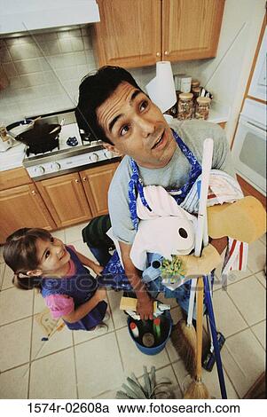 High angle view of a father with his son and daughter View Large Photo Image Stock Image - High angle view of a father with his son and daughter. Fotosearch