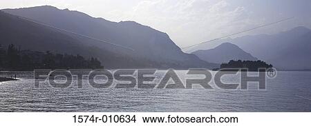 Lake Maggiore Italy View Large Photo Image Picture - Lake Maggiore Italy. Fotosearch