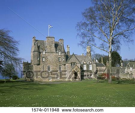 Stock Photo - Lauriston Castle Edinburgh Scotland. Fotosearch