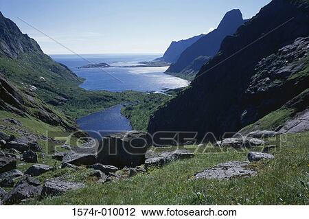 Lofoten Islands Norway View Large Photo Image Stock Image - Lofoten Islands Norway. Fotosearch