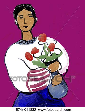Stock Image - Matisse-Ong 2001 Diana Ong (b. 1940/Chinese-American) Computer graphics. Fotosearch