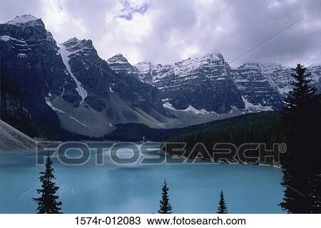 Moraine Lake Banff National Park Alberta Canada View Large Photo Image Stock Image - Moraine Lake Banff National Park Alberta Canada. Fotosearch