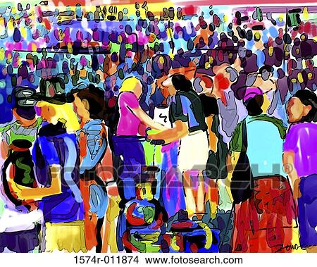 Outdoor Art Show 2003 Diana Ong (b. 1940 Chinese-American) Computer graphics View Large Photo Image Picture - Outdoor Art Show 2003 Diana Ong (b. 1940 Chinese-American) Computer graphics. Fotosearch