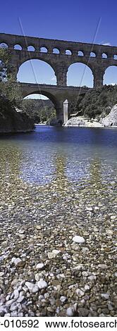 Stock Image - Pont du Gard France. Fotosearch
