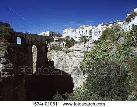 Puente Nuevo Ronda Spain View Large Photo Image Stock Image - Puente Nuevo Ronda Spain. Fotosearch