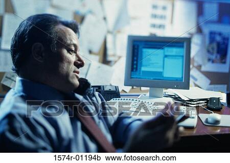 Side profile of a businessman talking on a telephone View Large Photo Image Stock Image - Side profile of a businessman talking on a telephone. Fotosearch