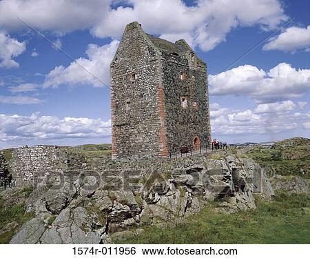 Smailholm Tower Near Kelso Scotland View Large Photo Image Stock Photograph - Smailholm Tower Near Kelso Scotland. Fotosearch