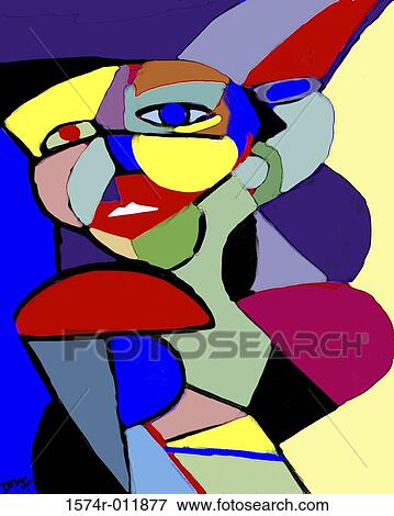 Split Personality 2003 Diana Ong (b. 1940 Chinese-American) Computer graphics View Large Photo Image Stock Photo - Split Personality 2003 Diana Ong (b. 1940 Chinese-American) Computer graphics. Fotosearch